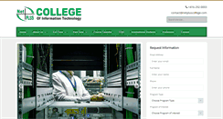 Desktop Screenshot of netpluscollege.com