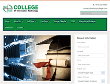 Tablet Screenshot of netpluscollege.com